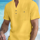 Богкор - Риза с къс ръкав и копчета