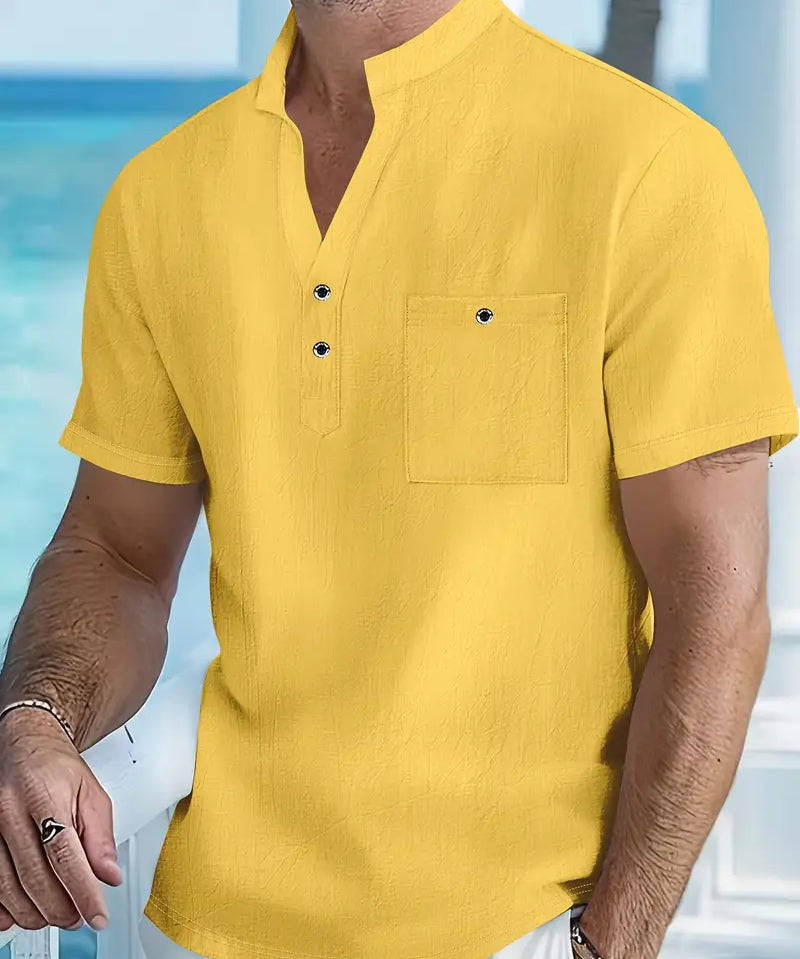 Богкор - Риза с къс ръкав и копчета