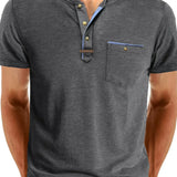 Бортар - Тениска с копчета и джоб