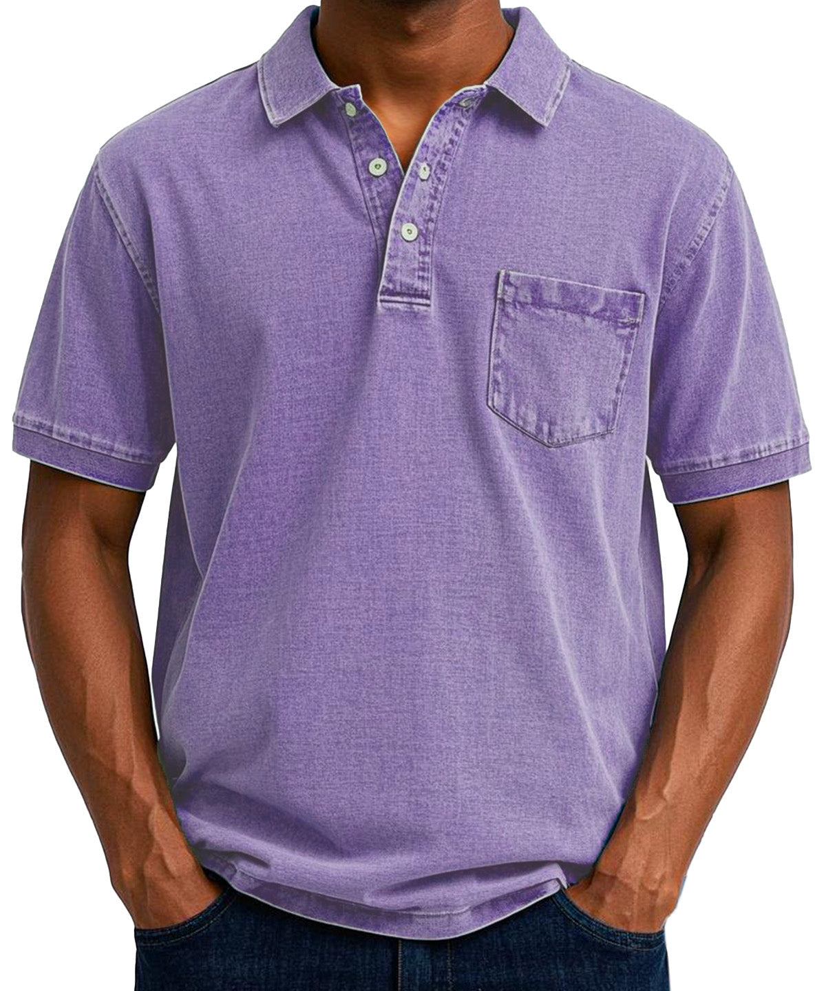 Боррос - Мъжка поло риза с пране