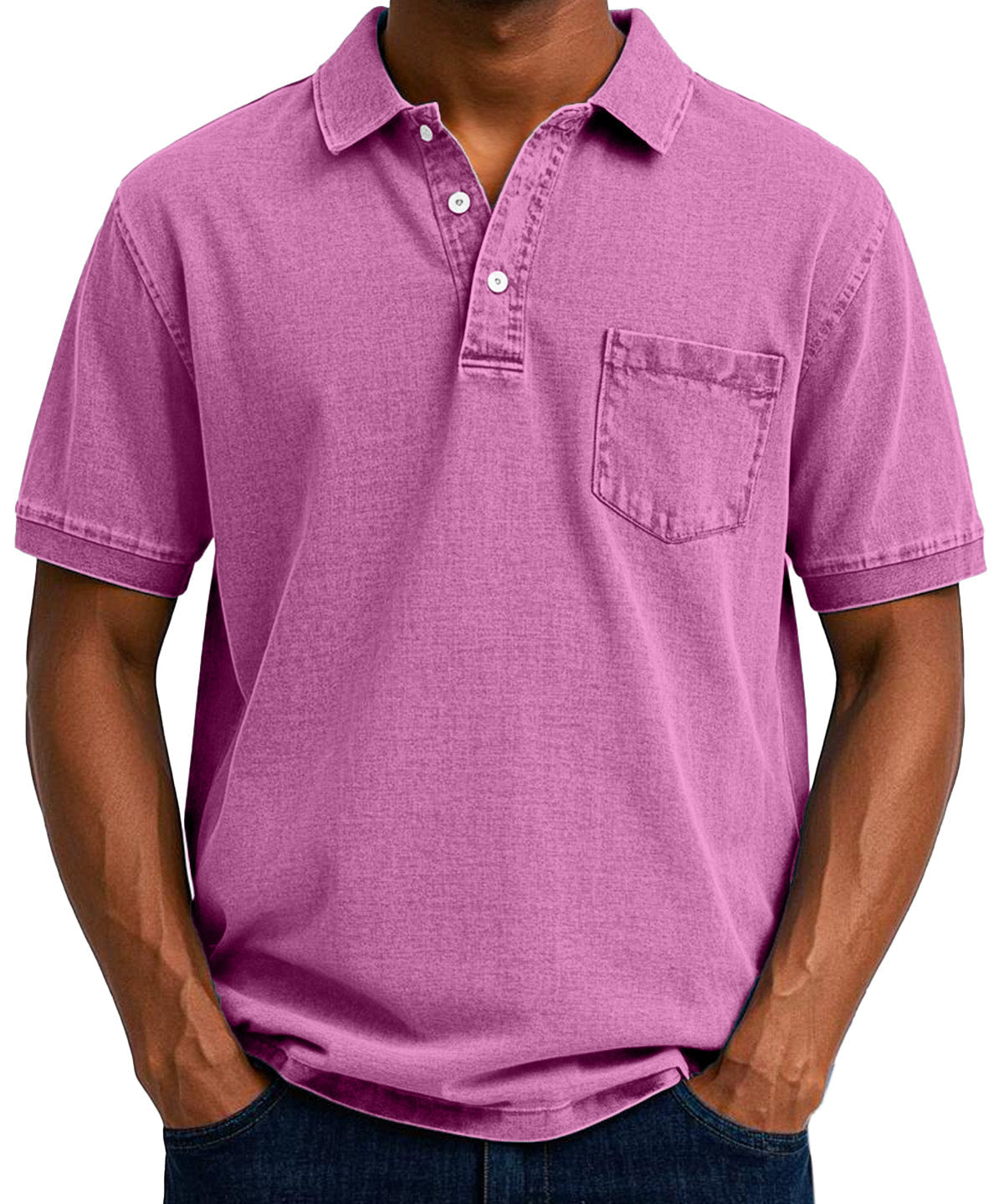 Боррос - Мъжка поло риза с пране