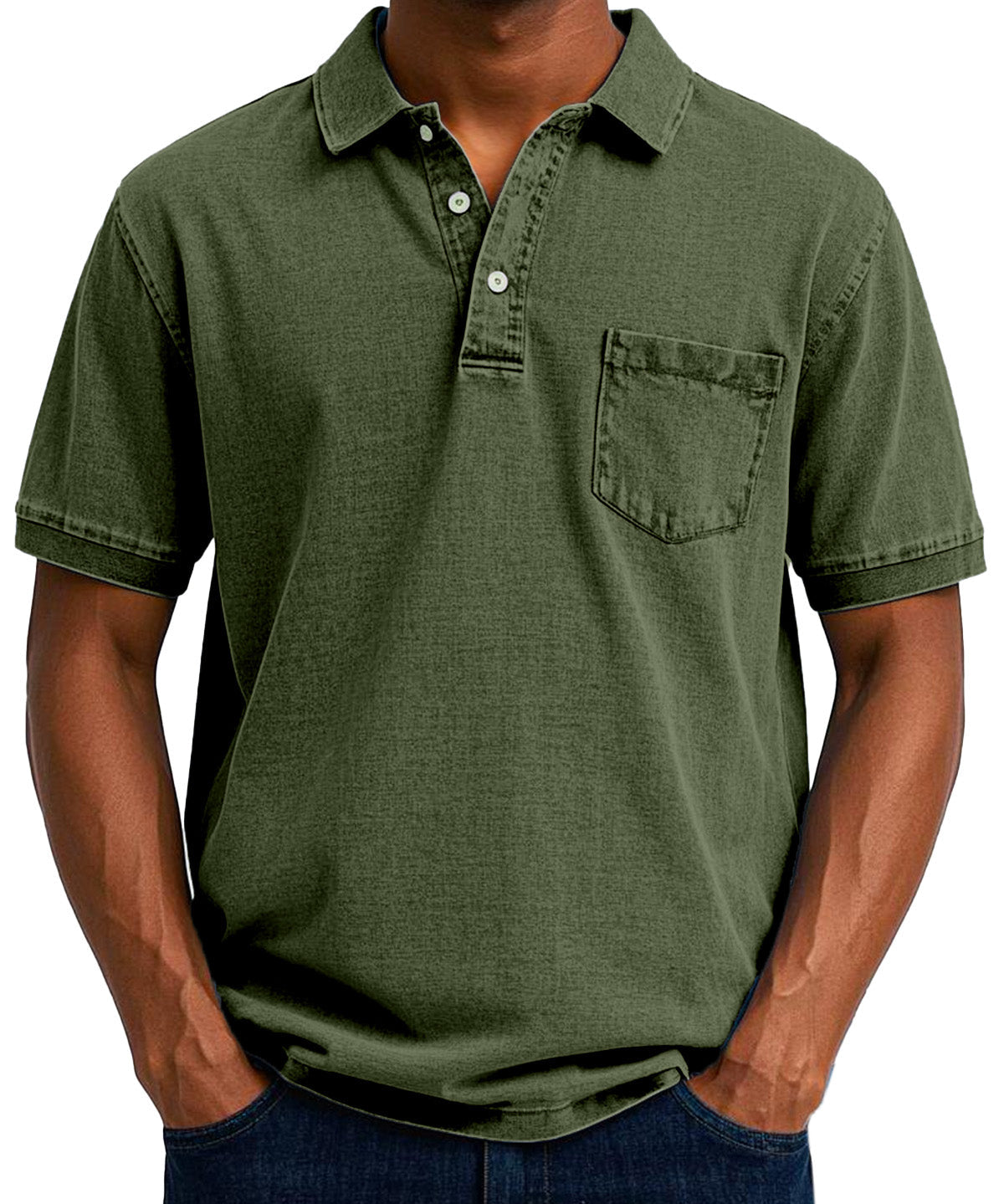 Боррос - Мъжка поло риза с пране