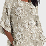 Асия - Блуза с флорален принт