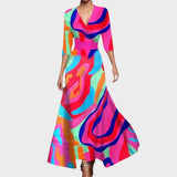 Марина - Ръчно изработена първокласна макси рокля