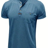 Бортар - Тениска с копчета и джоб