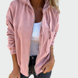 Светла - Текстурирани кадифени якета с волани