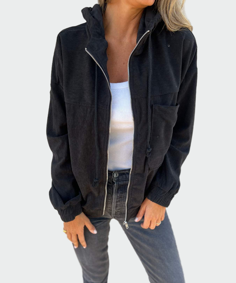 Светла - Текстурирани кадифени якета с волани