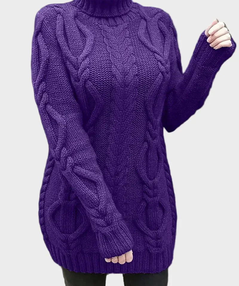 Аелита – Пуловер с висока яка