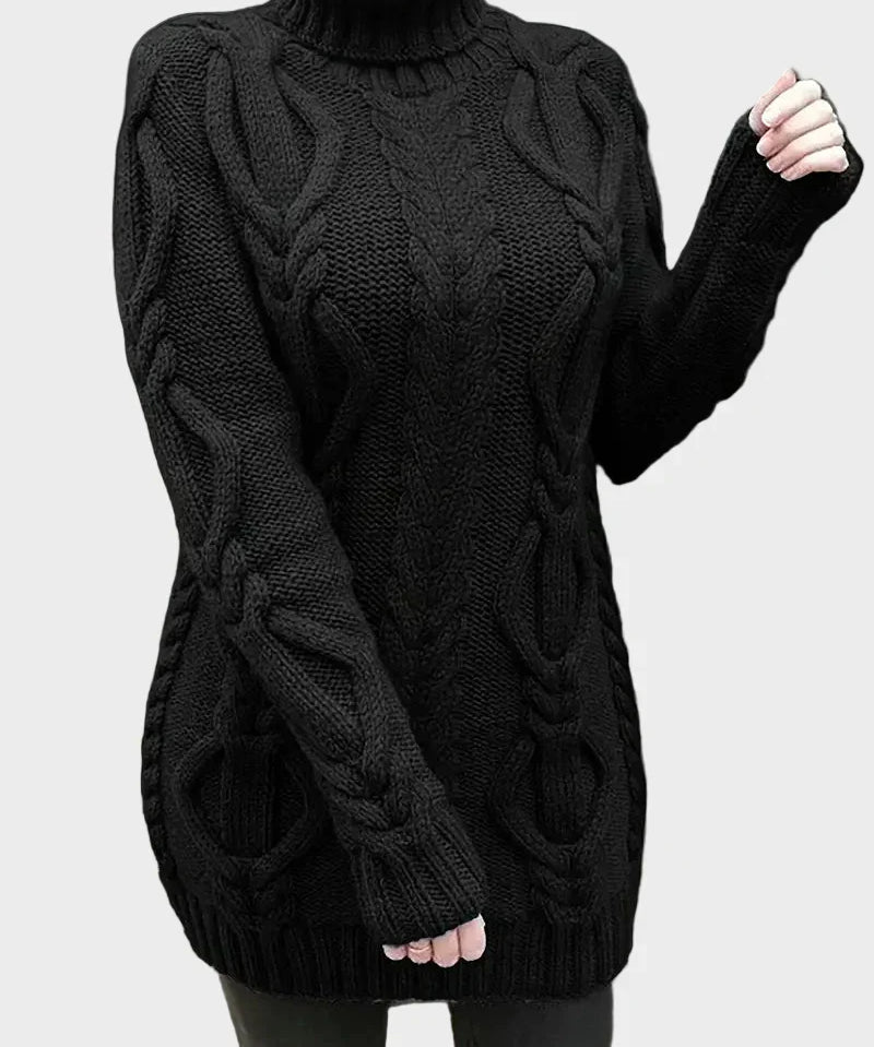 Аелита – Пуловер с висока яка