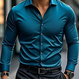 Валрил - Елегантна вталена риза с дълъг ръкав