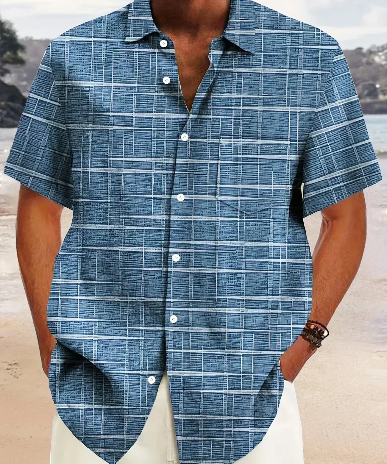 Богели - риза с геометричен модел