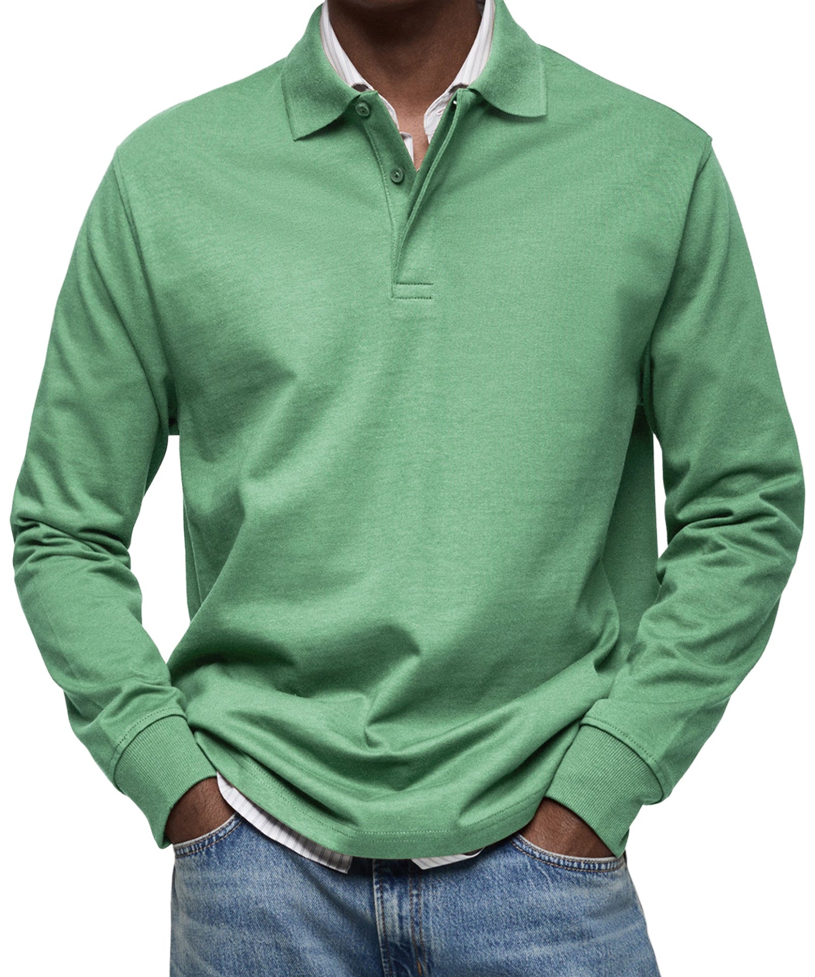 Богил - поло риза с дълъг ръкав