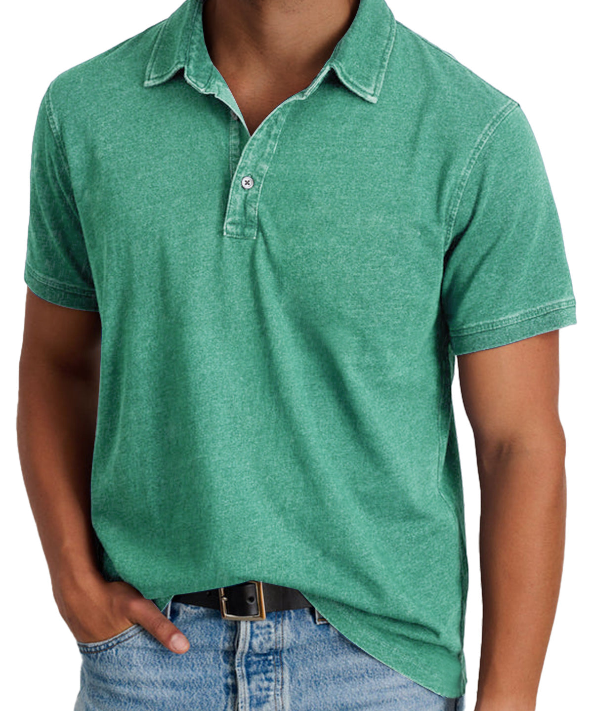 Борбог - Мъжка поло риза с къс ръкав