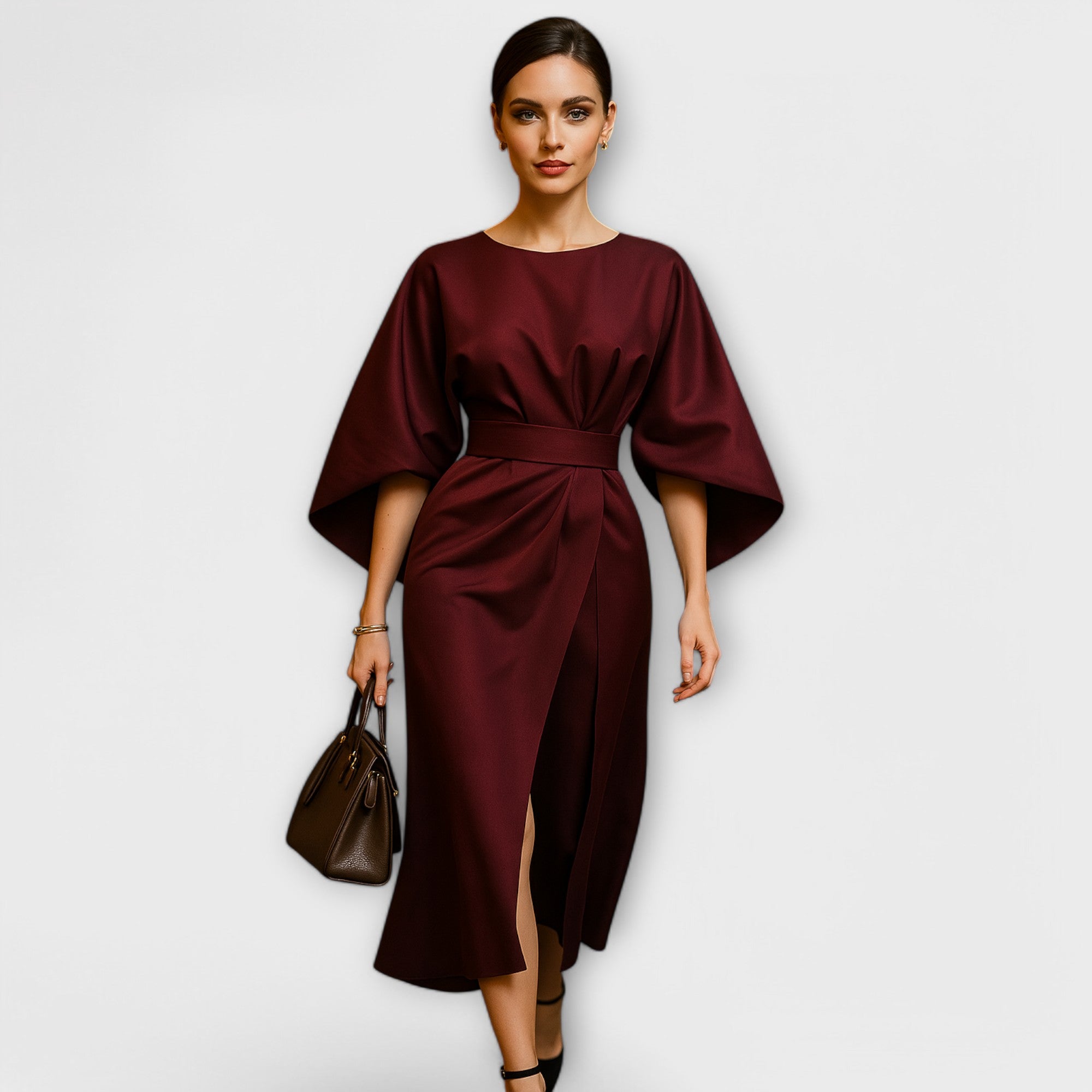 Елица - Елегантна рокля с ръкави