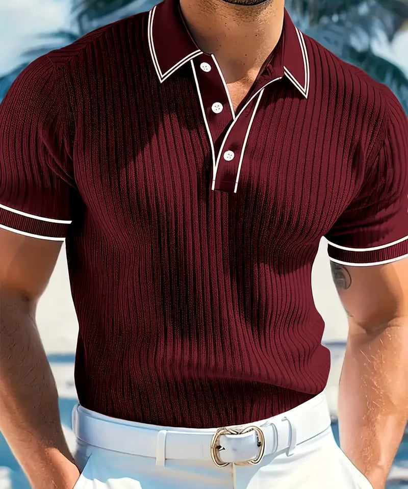 Валел - Елегантно поло с къси ръкави