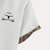 Боглев - Риза с къс ръкав и детайли на деколтето