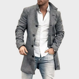 Елар - Стилен палто с рибена кост