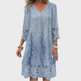 Йолина - Елегантна бродирана рокля