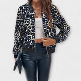Теофания - Елегантно яке с леопардов принт