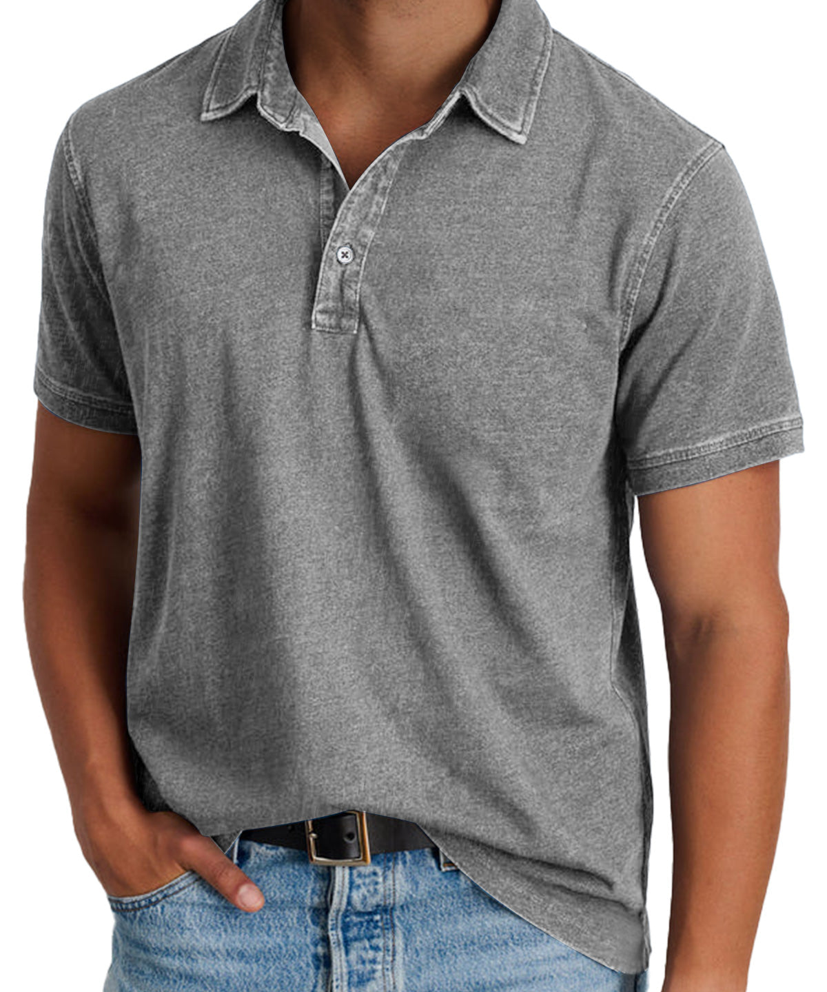 Борбог - Мъжка поло риза с къс ръкав