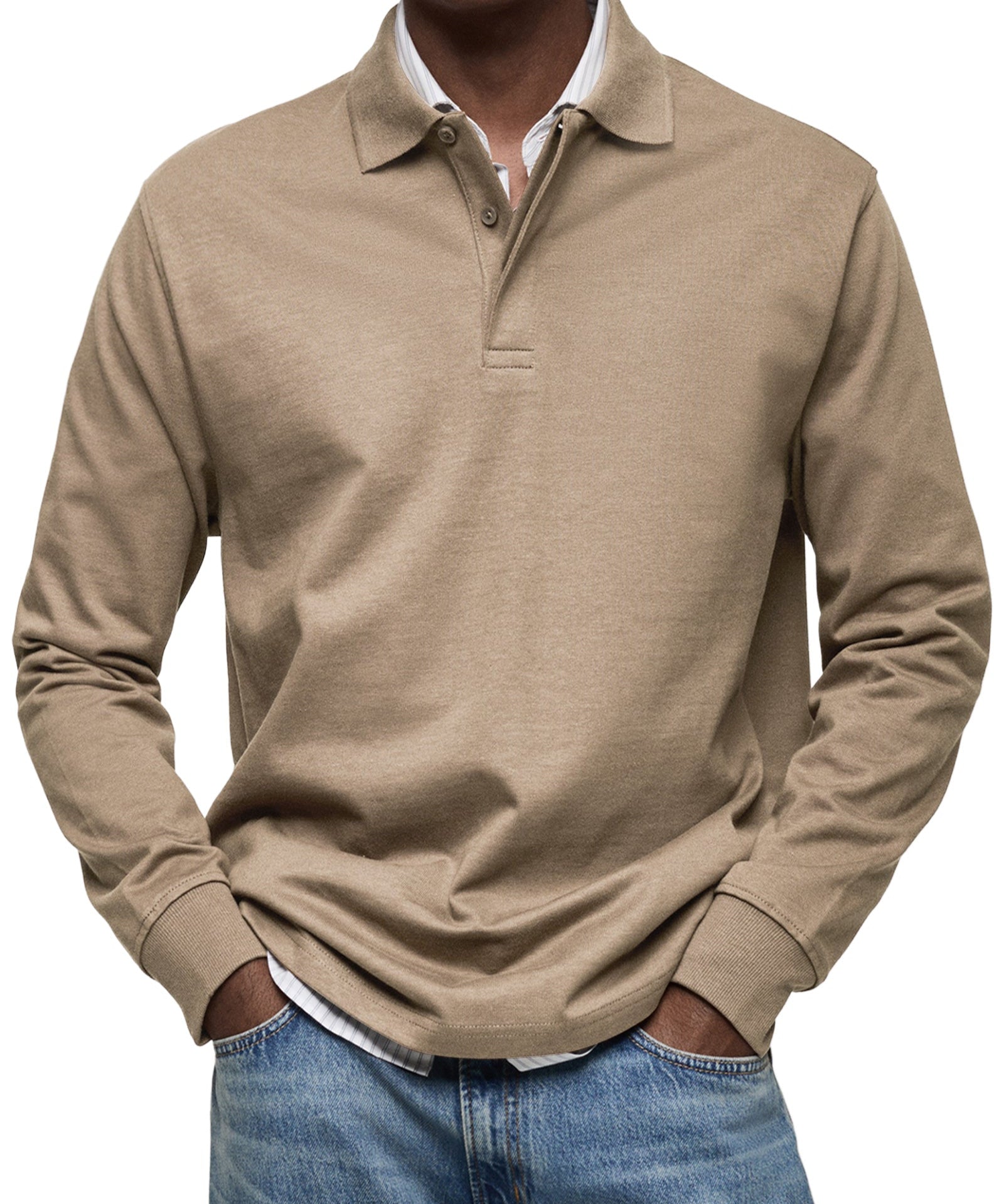 Богил - поло риза с дълъг ръкав