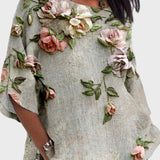 Анита - Винтидж блуза с флорални мотиви