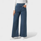 Баляна - Дънкови панталони с широк крачол