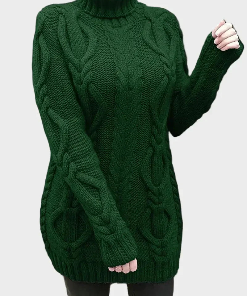 Аелита – Пуловер с висока яка