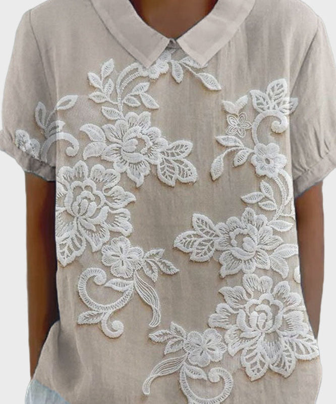 Аглика - Тениска с яка Лили