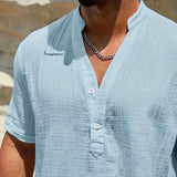 Богпре -Лятна риза с V-образно деколте