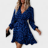 Мария - Къса рокля с леопардов принт