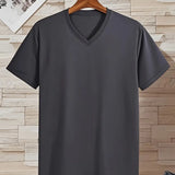 Валвел - Тениска с къс ръкав и V-образно деколте