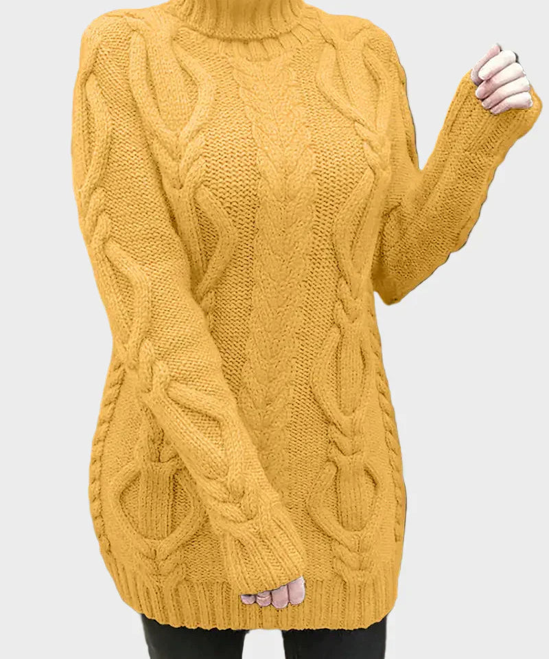 Аелита – Пуловер с висока яка