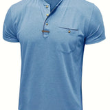 Бортар - Тениска с копчета и джоб