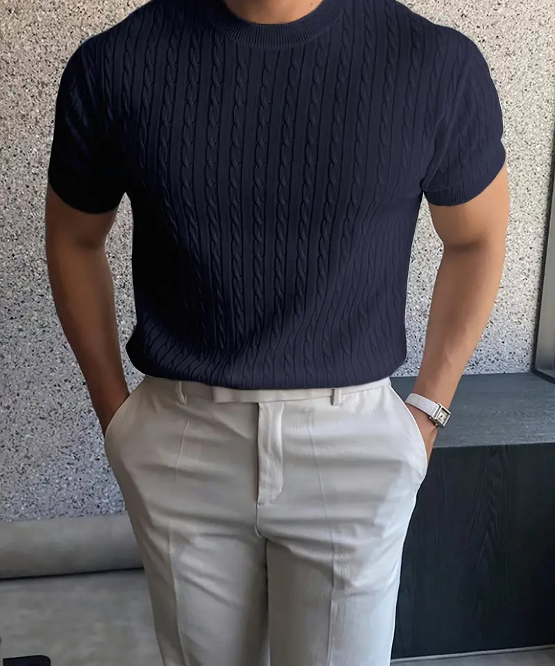 Борели - Пуловер с къс ръкав