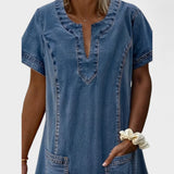 Калинка - Мека дънкова рокля