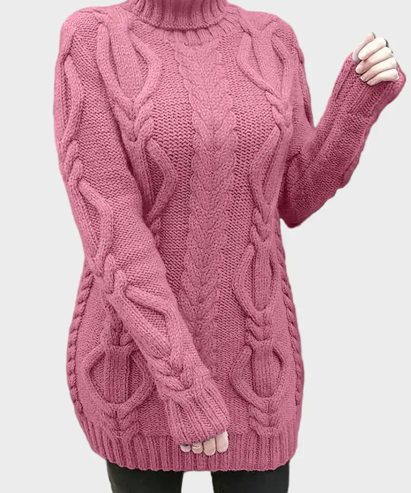 Аелита – Пуловер с висока яка