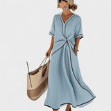 Илияна – Дълги раирани рокли