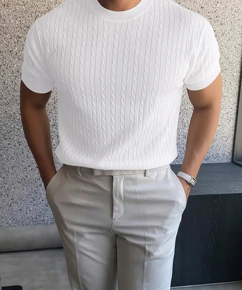 Борели - Пуловер с къс ръкав