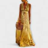 Илина - Рокля с V-образно деколте