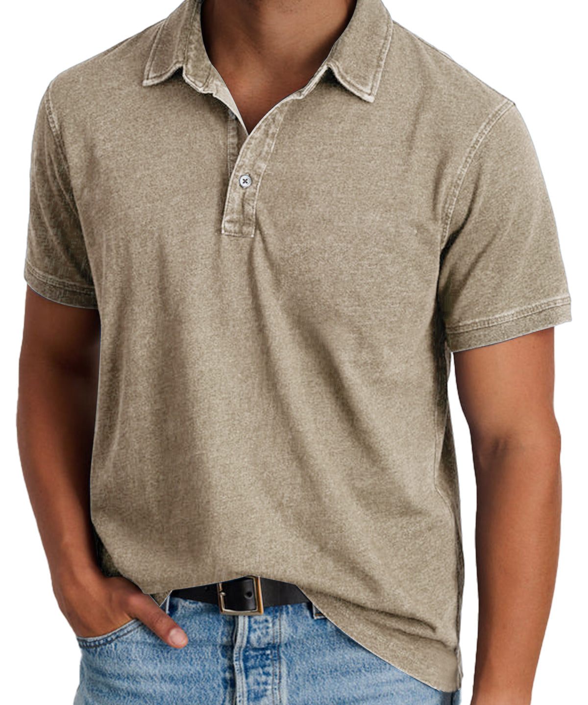 Борбог - Мъжка поло риза с къс ръкав