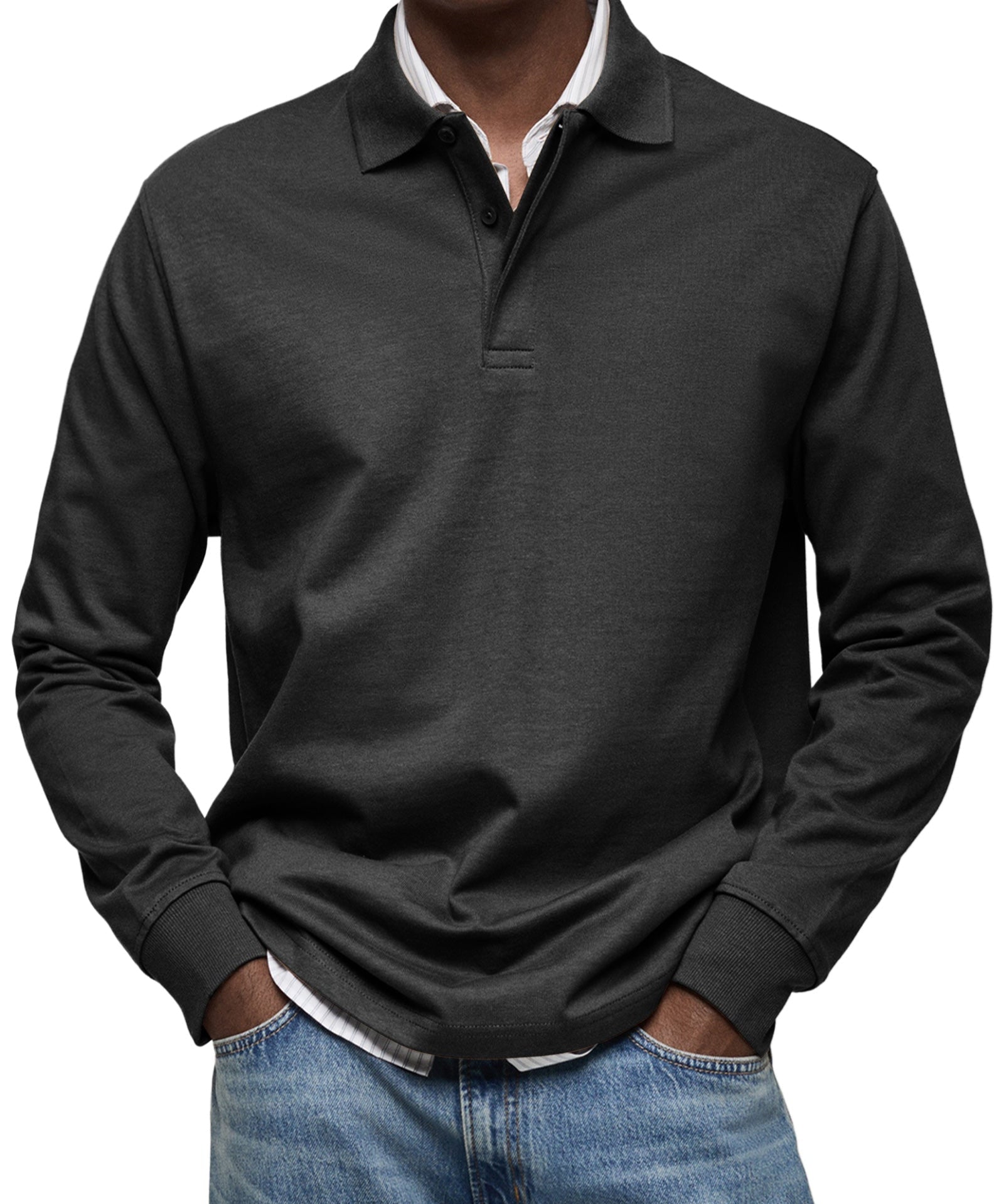 Богил - поло риза с дълъг ръкав