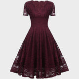 Ивана - Рокля с флорални пръстени