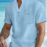 Богкор - Риза с къс ръкав и копчета