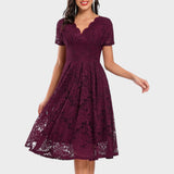 Ивана - Рокля с флорални пръстени