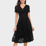 Ивана - Рокля с флорални пръстени