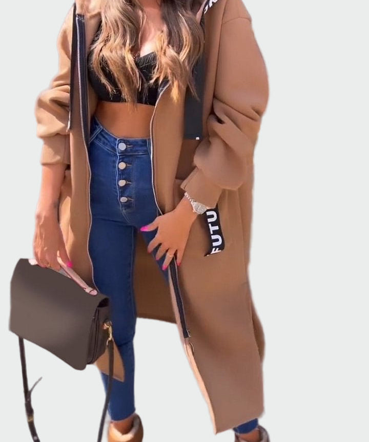 Реялиа - Дълго палто с качулка