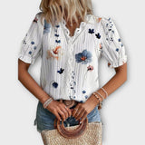 Стравина - Модерна Блуза с V-образно Деколте