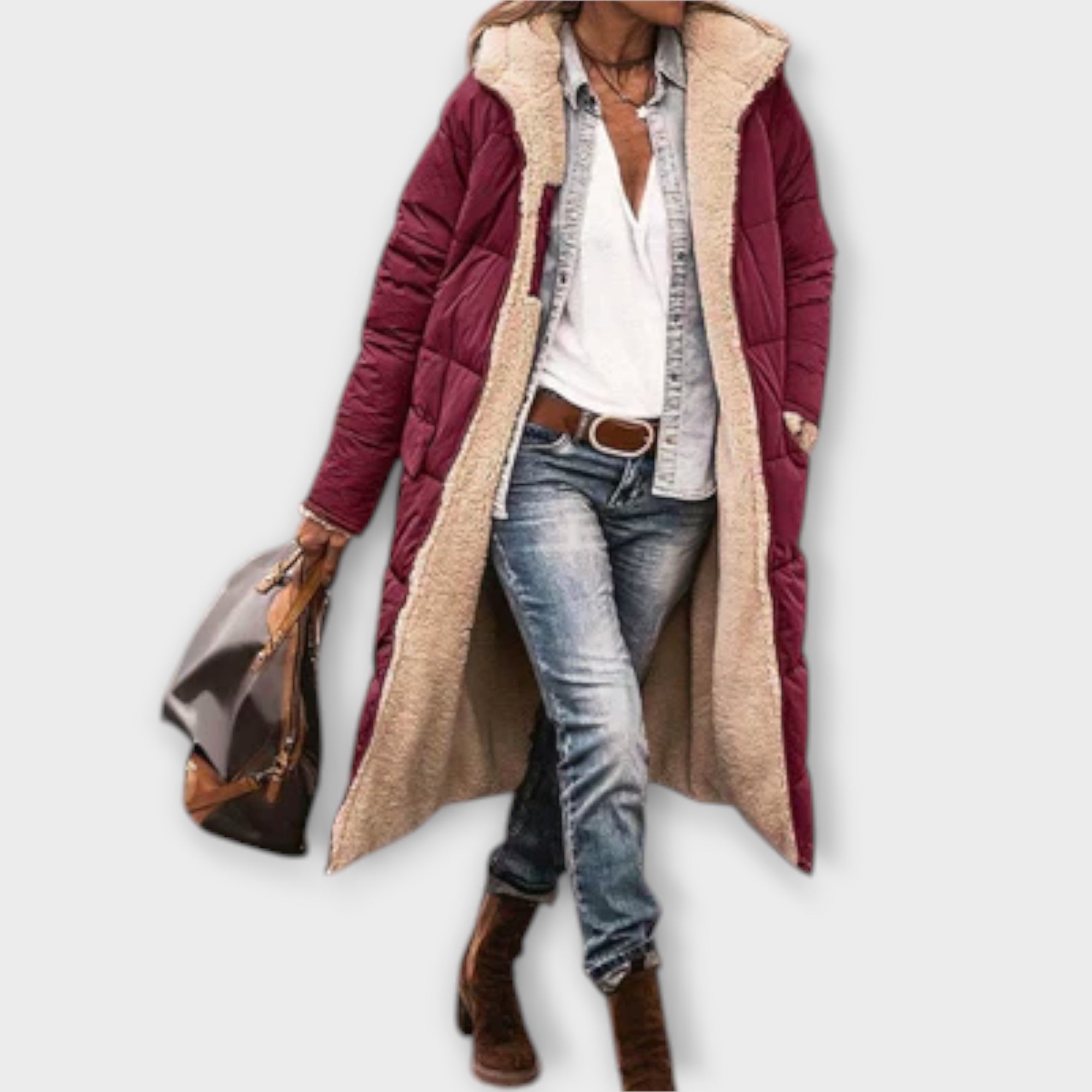 Савина - Палто от памучен полар