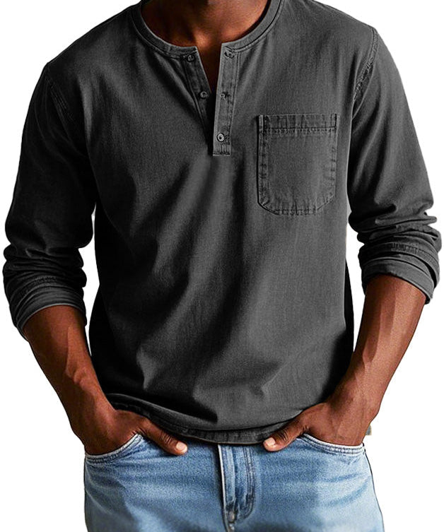 Богцар - Пуловер с дълъг ръкав и кръгло деколте